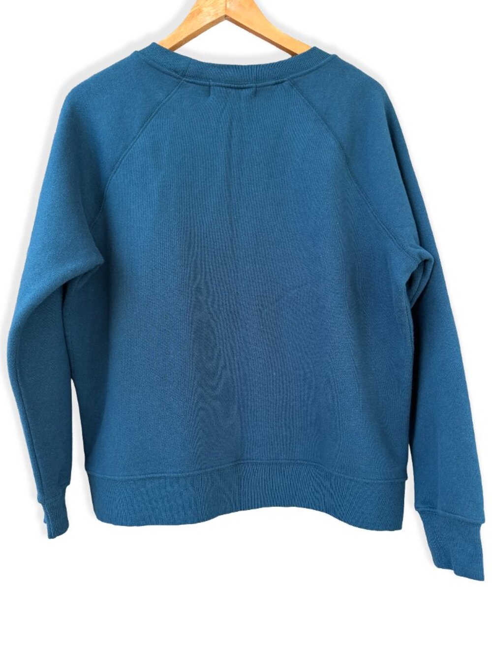 Wildfox Mon Ami Heart Sommers Sweatshirt Teal S NWT - Picture 7 of 11